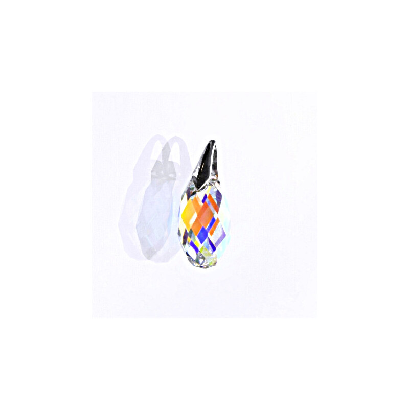 Čištín s.r.o. Stříbrný přívěšek se Swarovski AB krystalem 17 mm,