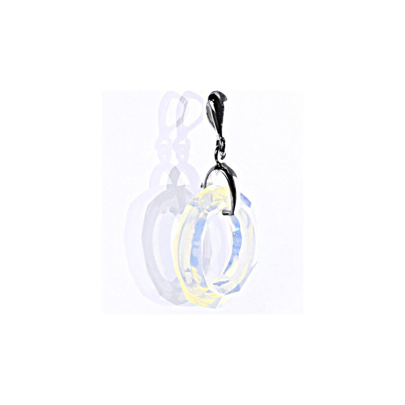 Čištín s.r.o. Stříbrný přívěšek se Swarovski krystalem white