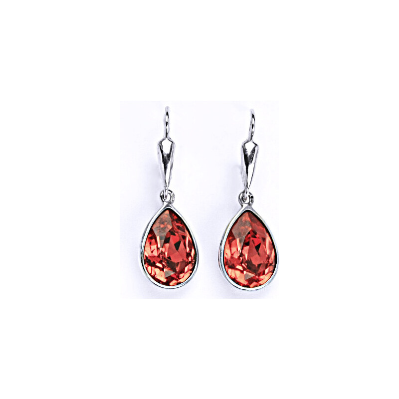 Čištín s.r.o. Stříbrné náušnice se Swarovski krystalem