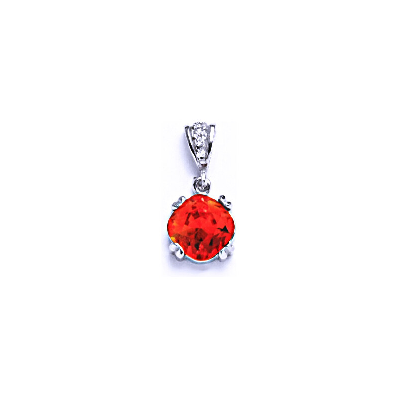 Čištín s.r.o. Stříbrný přívěšek,šperky, Swarovski krystal