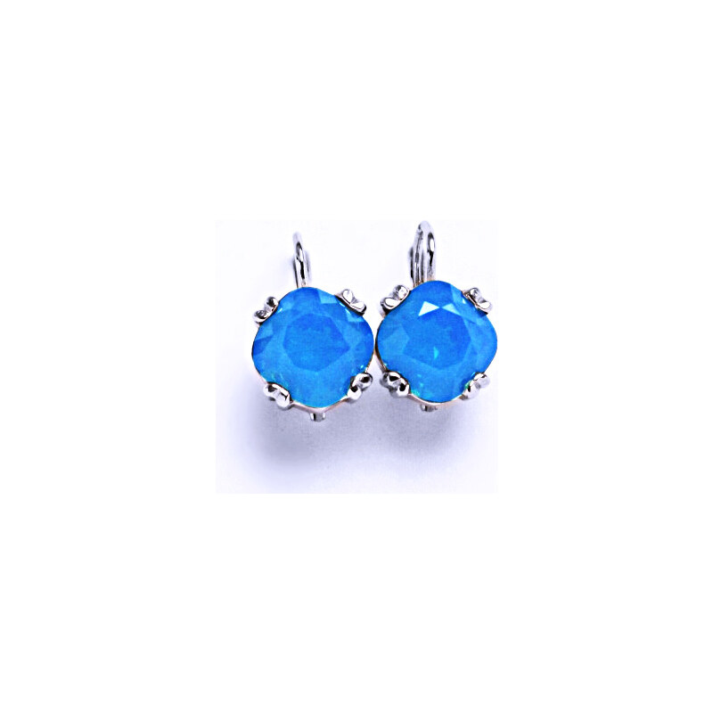 Čištín s.r.o. Stříbrné naušnice, krystaly Swarovski Caribben