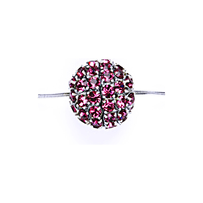 Čištín s.r.o. Koule se Swarovski krystalem celo stříbrná 16,5 mm