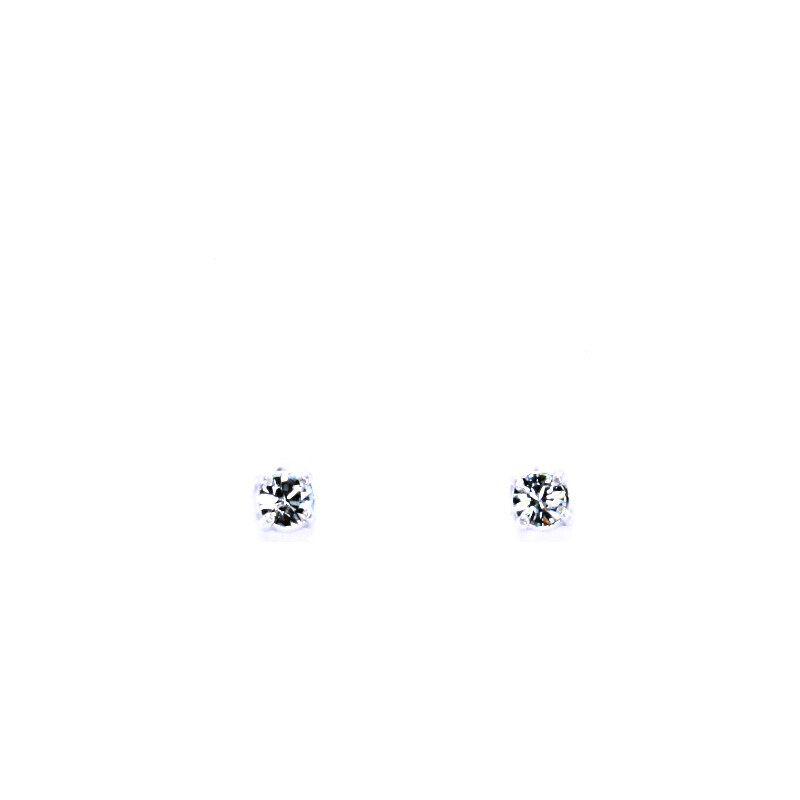 Čištín s.r.o. Náušnice stříbrné s krystalem Swarovski light