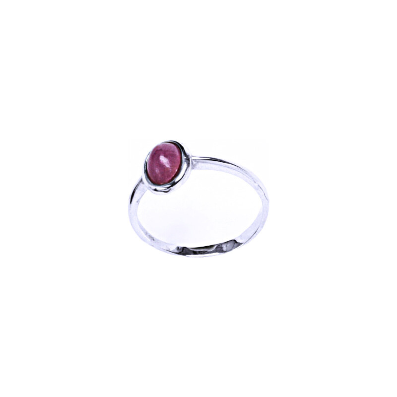 Stříbrný prsten, přírodní rubín A-, T 1354 15946027