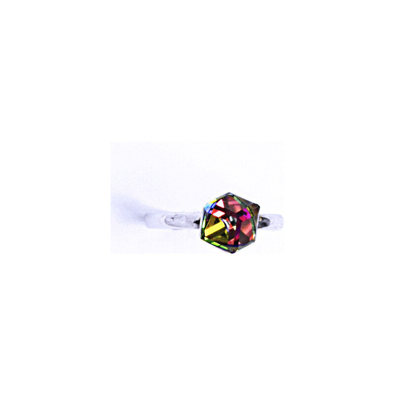 Stříbrný prsten s krystalem Swarovski Vitrail Medium,T 15946062