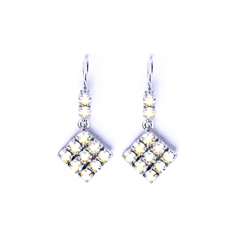 Čištín s.r.o. Náušnice stříbrné s krystalem Swarovski AB, šperk,