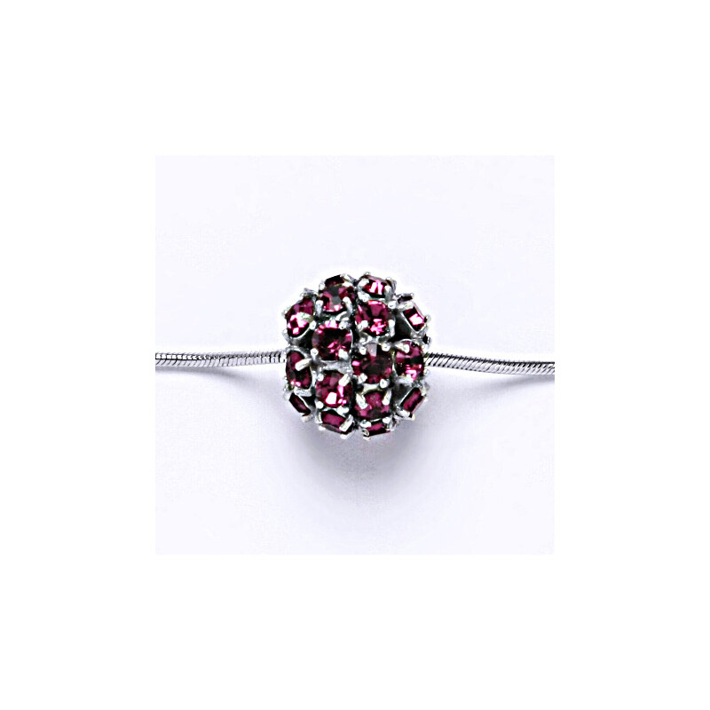 Čištín s.r.o. Stříbrný přívěšek koule se Swarovski krystalem
