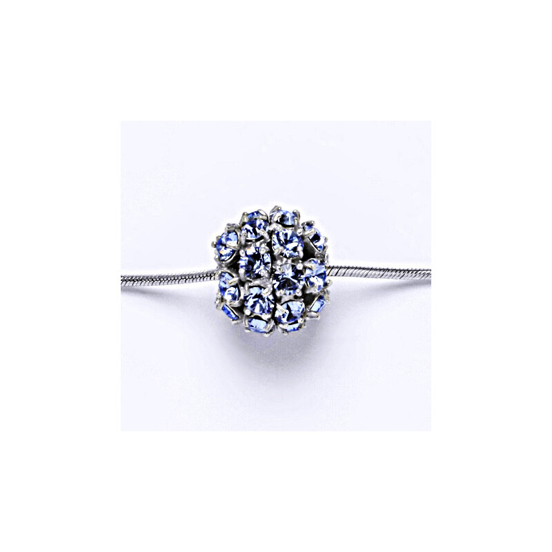 Čištín s.r.o. Stříbrný přívěšek koule se Swarovski krystalem