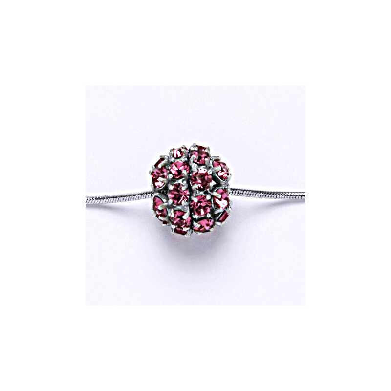 Čištín s.r.o. Stříbrný přívěšek koule se Swarovski krystalem