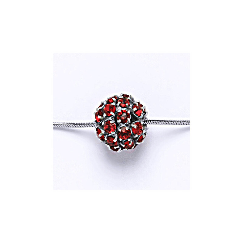 Čištín s.r.o. Stříbrný přívěšek koule se Swarovski krystalem