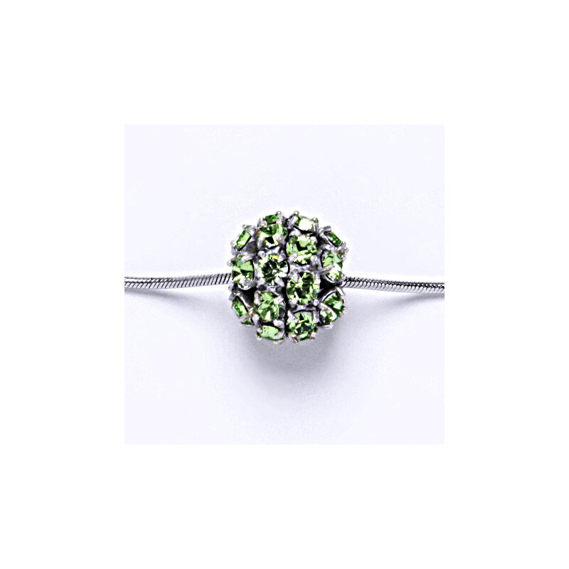 Čištín s.r.o. Stříbrný přívěšek koule se Swarovski krystalem