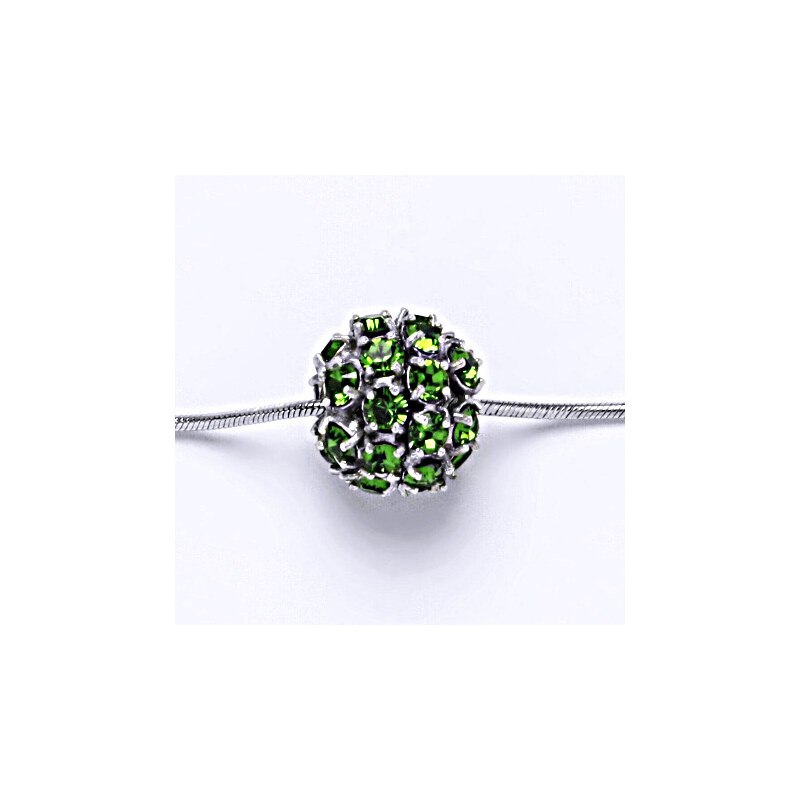 Čištín s.r.o. Stříbrný přívěšek koule se Swarovski krystalem