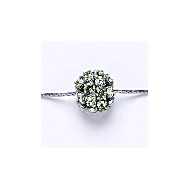 Čištín s.r.o. Stříbrný přívěšek koule se Swarovski krystalem