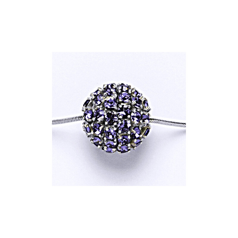 Čištín s.r.o. Stříbrný přívěšek koule se Swarovski krystalem
