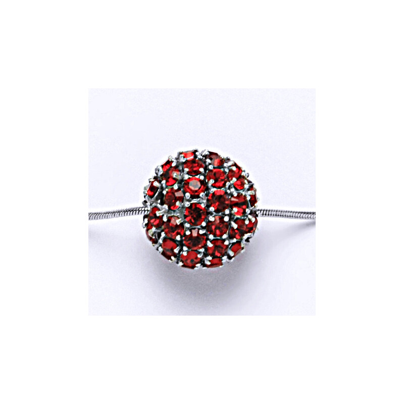 Čištín s.r.o. Stříbrný přívěšek koule se Swarovski krystalem