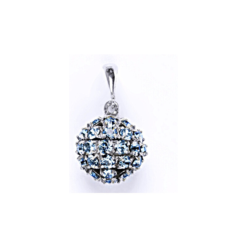 Čištín s.r.o. 1 Stříbrný přívěšek koule se Swarovski krystalem