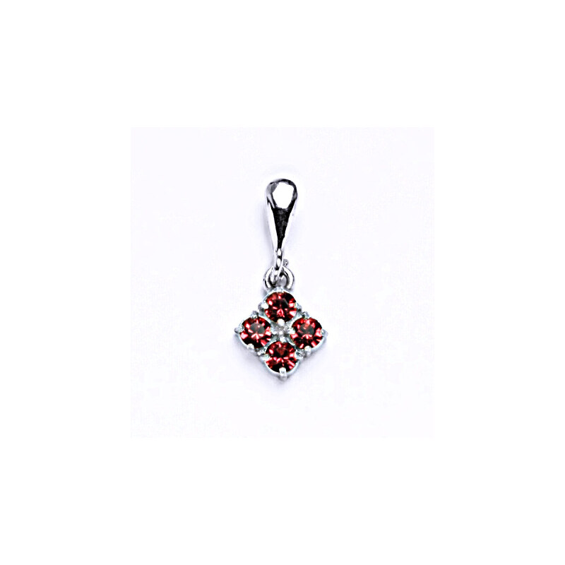 Čištín s.r.o. Stříbrný přívěšek se swarovski krystalem indian