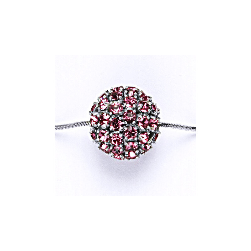 Čištín s.r.o. Koule se Swarovski krystalem celo stříbrná 16.5 mm