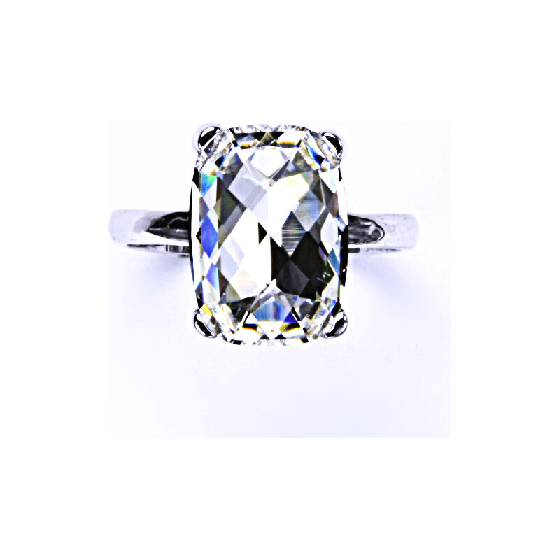 Čištín s.r.o. Stříbrný prsten, krystal Swarovski, crystal,