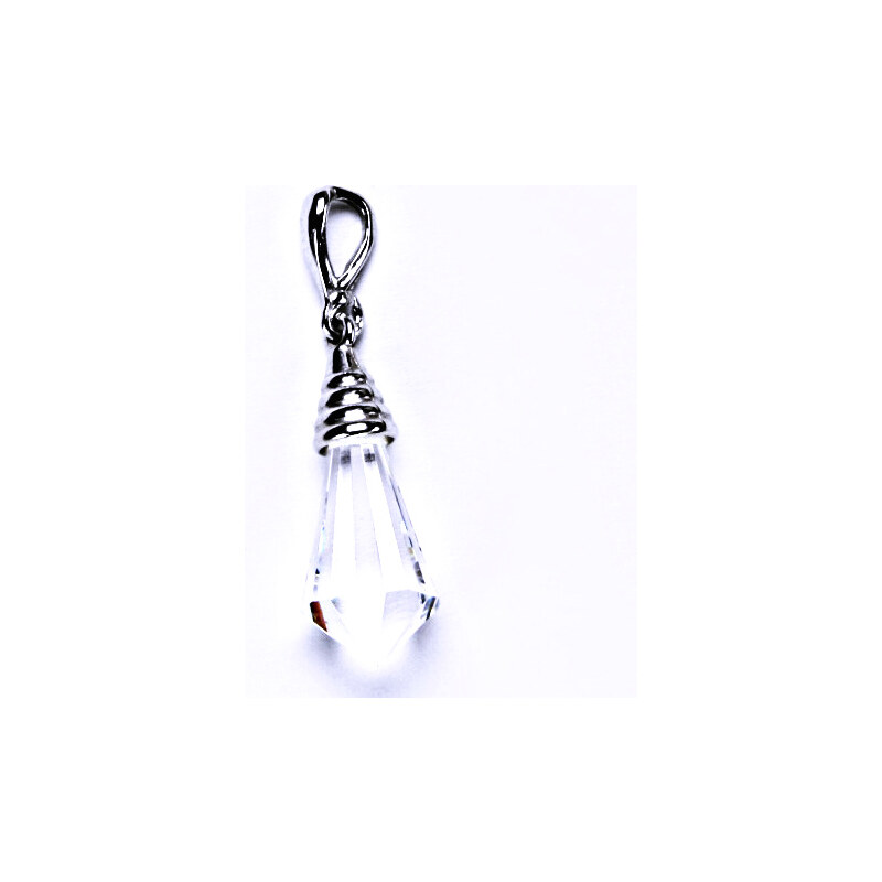 Čištín s.r.o. Stříbrný přívěšek, krystal, šperky 8, P 1200/22