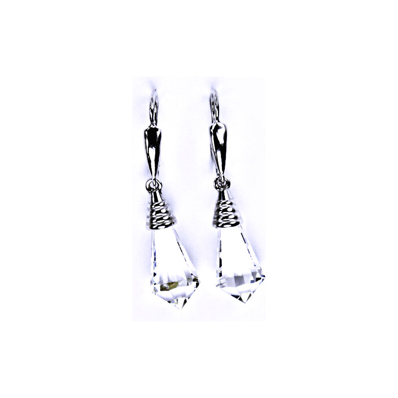 Čištín s.r.o. stříbrné šperky náušnice, krystal, patent, šperky