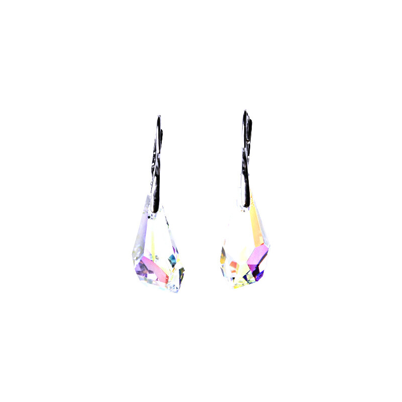 Čištín s.r.o. Stříbrné náušnice se Swarovski krystalem, patent