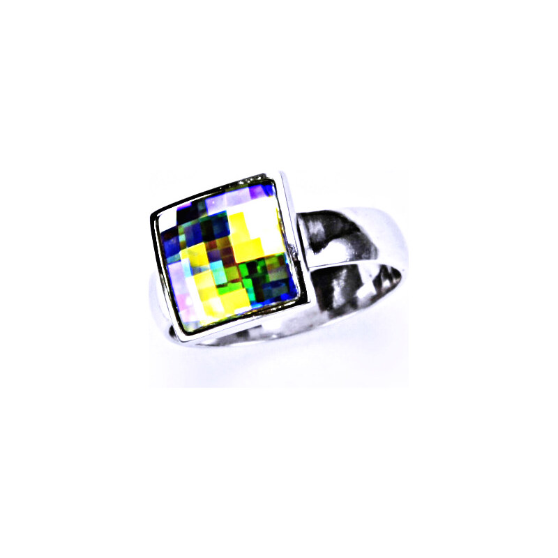 Čištín s.r.o. Stříbrný prsten, šperky, krystal Swarovski (AB
