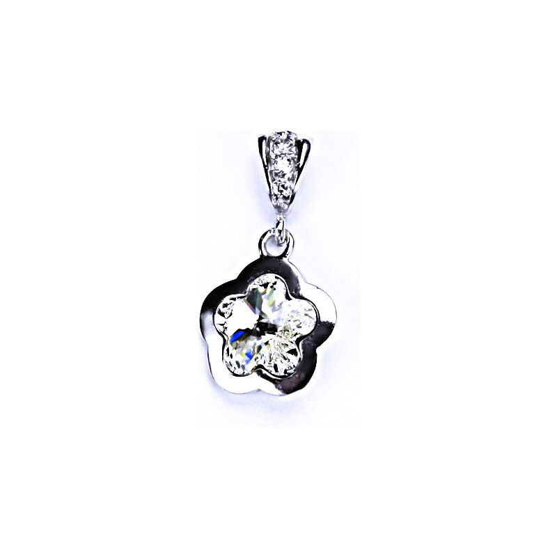 Čištín s.r.o. Stříbrný přívěšek s krystalem Swarovski (Crystal