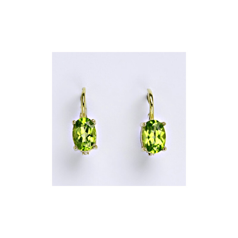 Čištín s.r.o. Zlaté náušnice, žluté i bílé zlato ,přírodní