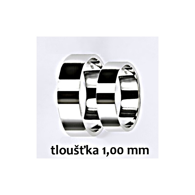 Snubní prsteny na zakázku žluté i bílé zlato, rovný 15949158