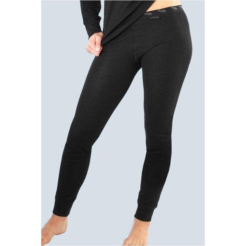 GINA Dámské funkkční legíny Merino 86003P černé