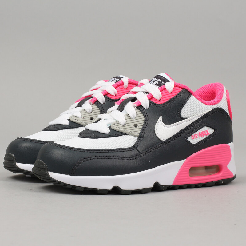 Nike Air Max 90 Mesh (PS) anthracite / white - hyper pink