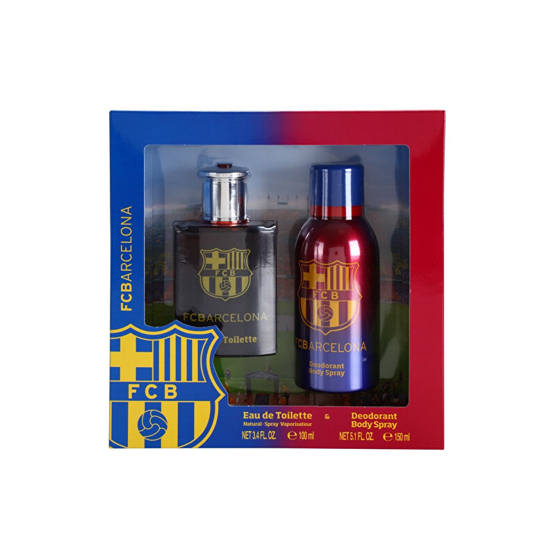 EP Line FC Barcelona - EDT 100 ml + deodorant ve spreji 150 ml
