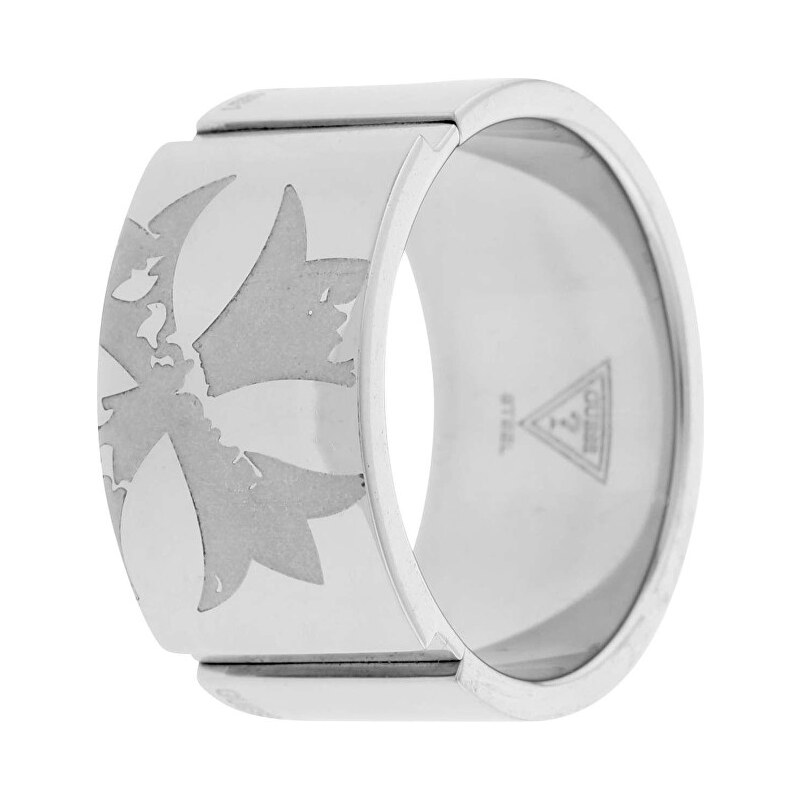 Guess Pánský ocelový prsten Kříž UMR81008