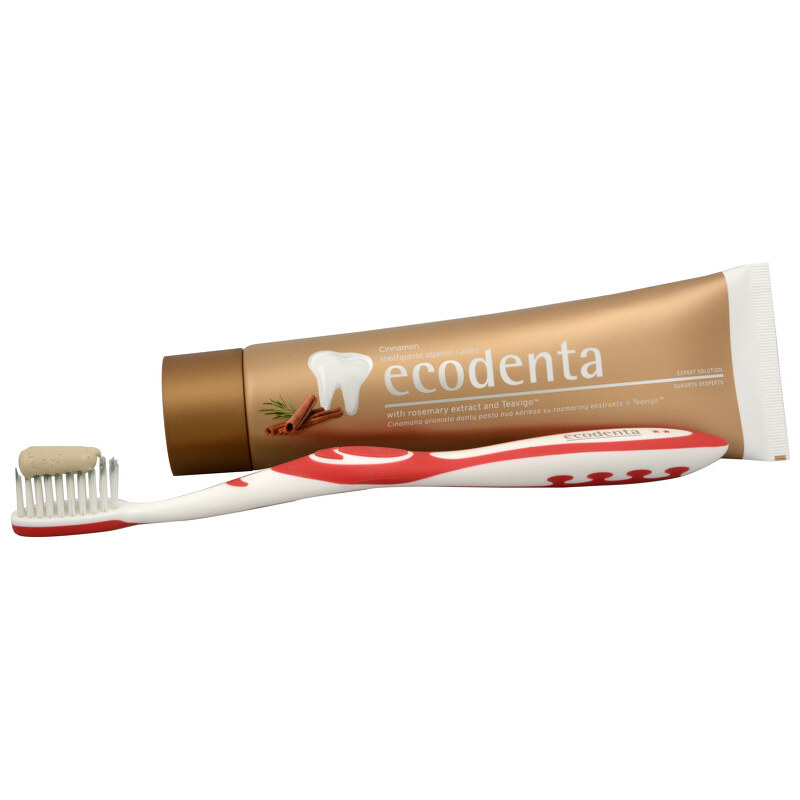 Ecodenta Skořicová zubní pasta proti vzniku zubního kazu s extraktem Teavigo (Cinnamon Toothpaste) 100 ml