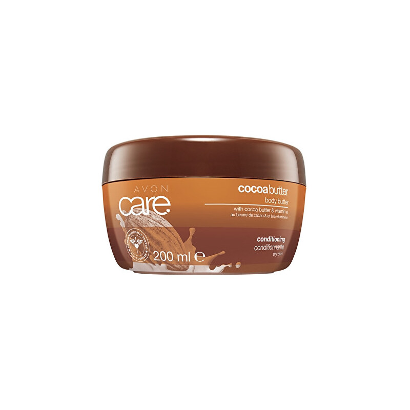 Avon Hydratační tělový krém s kakaovým máslem a vitamínem E Care (Cocoa Butter) 200 ml