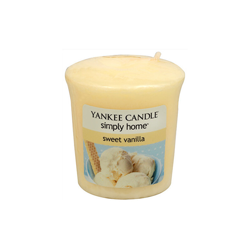 Yankee Candle Aromatická votivní svíčka Sweet Vanilla 49 g