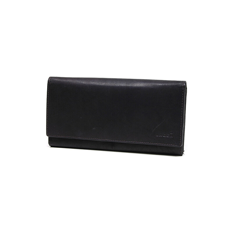 Lagen Dámská tmavě hnědá kožená peněženka Dark Brown V-62