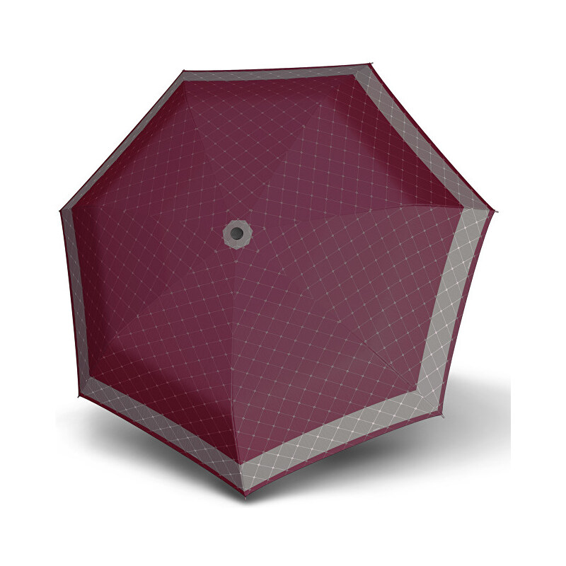 Doppler Dámský skládací plně automatický deštník Carbonsteel Magic rete - vínový 744765RE01