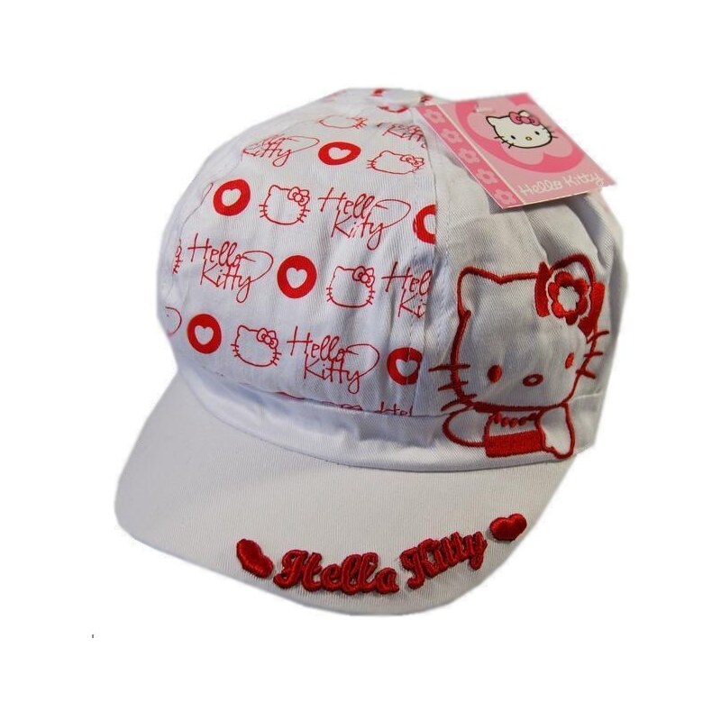 Dívčí bekovka Hello Kitty bílá vel.54 cm