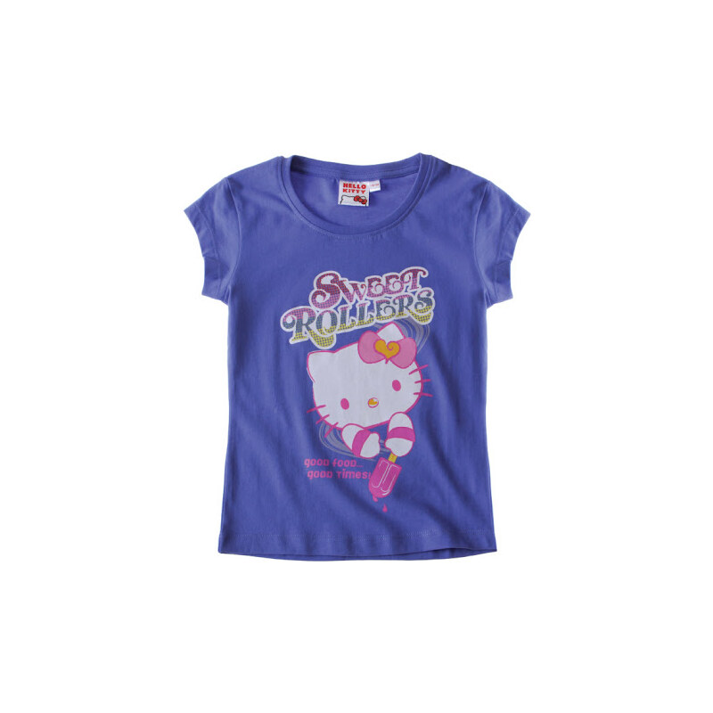 Dívčí tričko Hello Kitty fialové vel.128/134