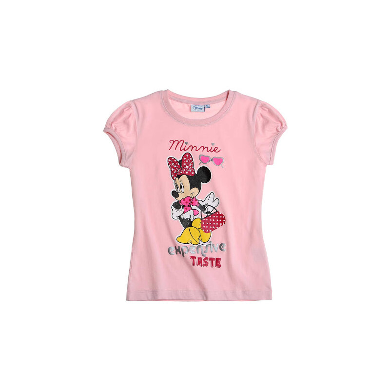 Tričko s Disney Minnie růžové vel.128