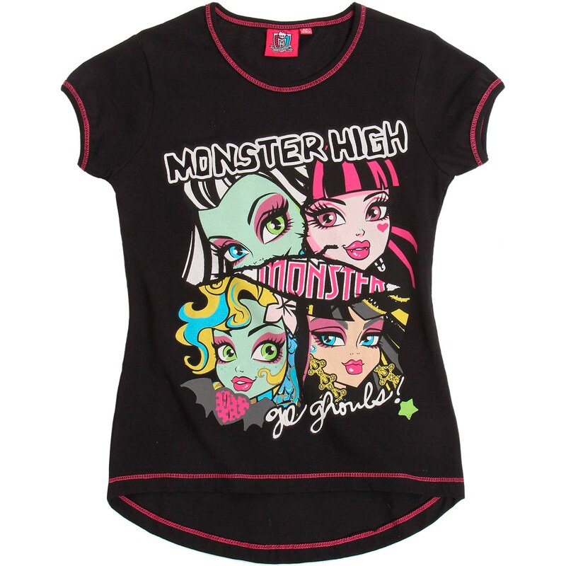 Monster High tričko černé 0143 vel.164