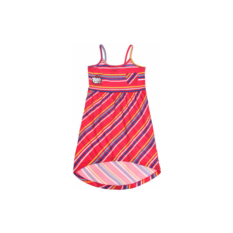 Dívčí šaty Hello Kitty růžové vel.116