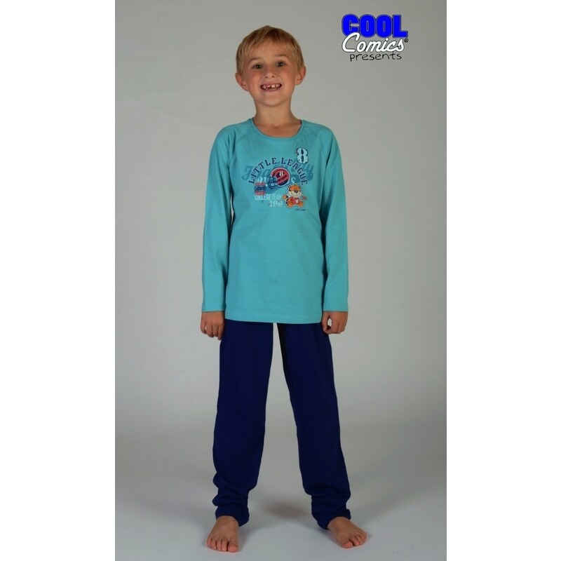 Cool Comics Dětské pyžamo dlouhé Malý tygr - modrá