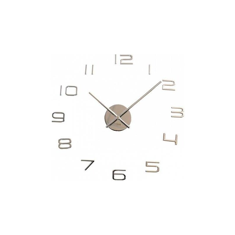 Designové nástěnné nalepovací hodiny CL0075 Fisura 50cm