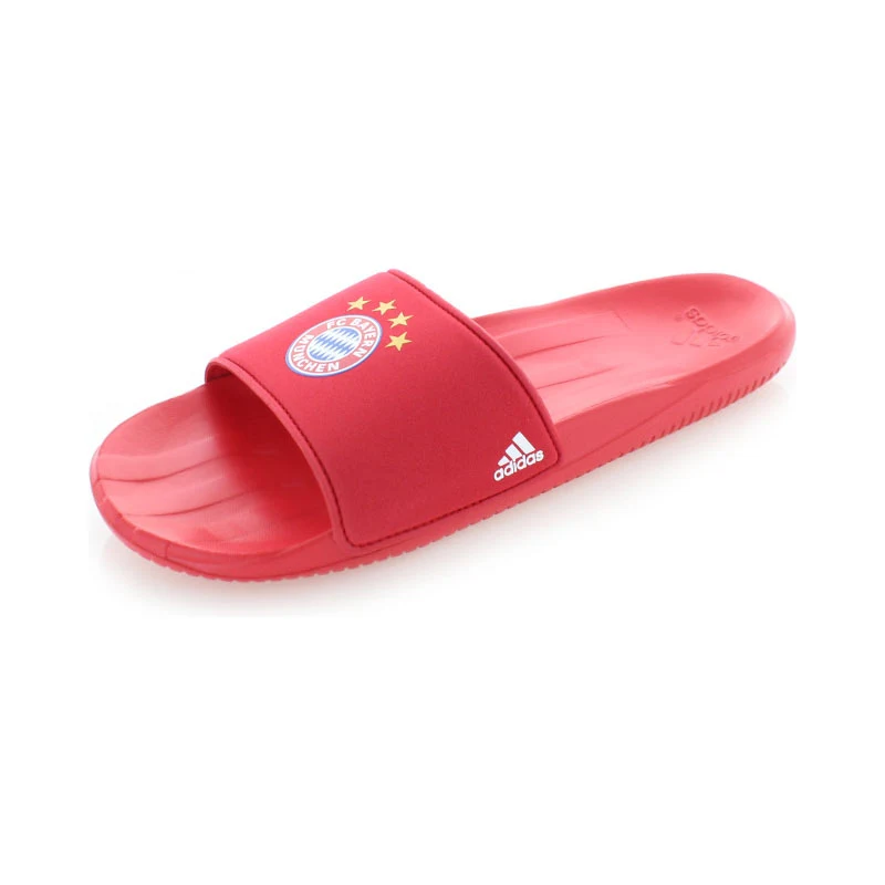 adidas PERFORMANCE Pánské červené pantofle ADIDAS FC Bayern Football Slides  - GLAMI.cz
