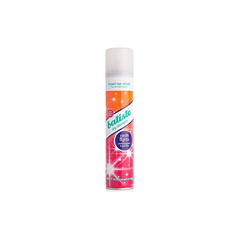 Batiste Suchý šampon na vlasy s vůní granátového jablka a jasmínu (Dry Shampoo Neon Lights)