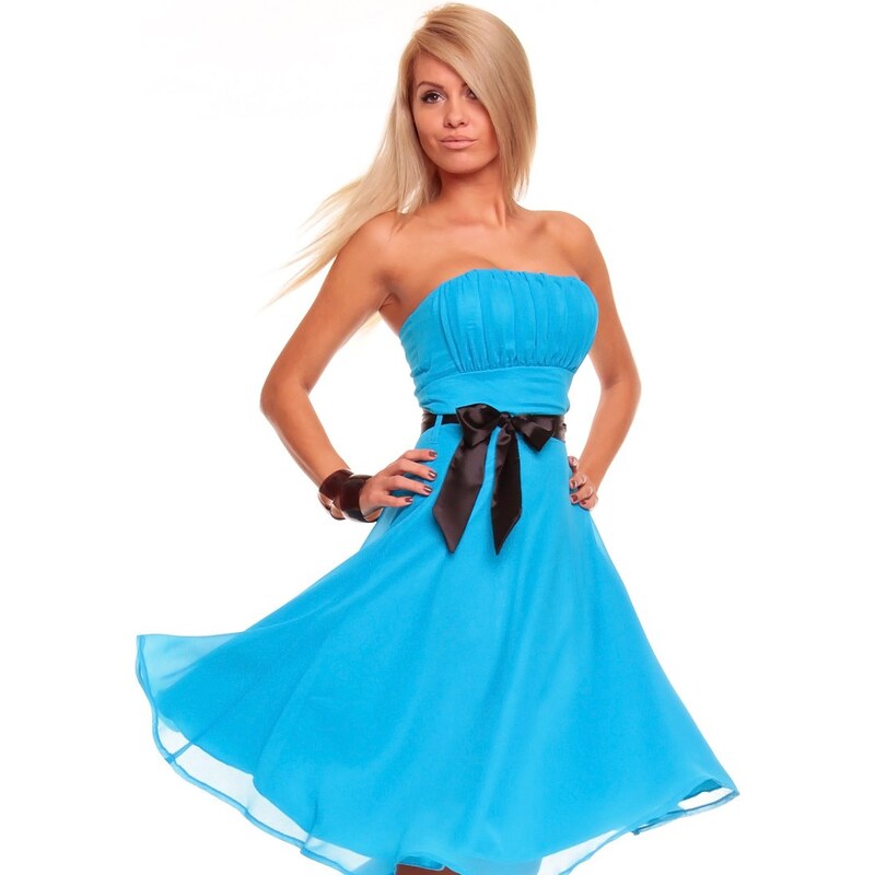 Mayaadi Modré plesové šaty