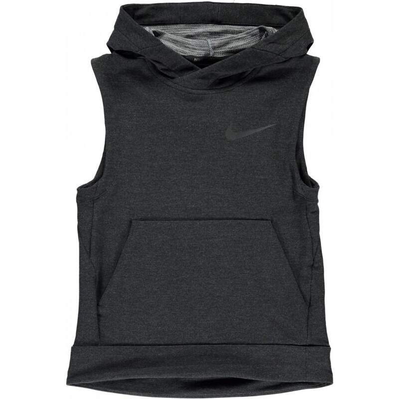 Nike Dri Fit Sleeveless Hoody Junior Boys, black/grey